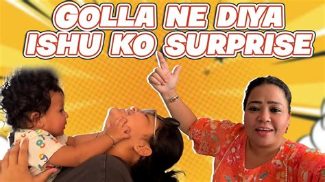 Golle Ne Diya Ishu Ko Surprise😍 Pizza Party Bharti Singh Haarsh