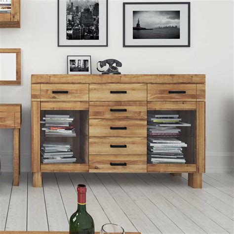 Wohnzimmer Sideboard Aus Wildeiche Massivholz Glast Ren Moebel Liebe