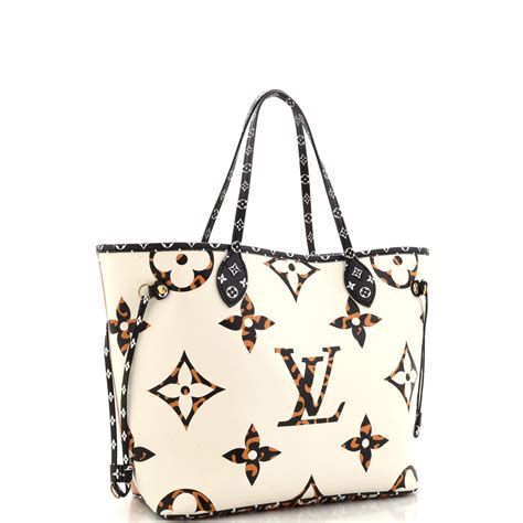 Louis Vuitton Neverfull Nm Tote Limited Edition Jungle Monogram Giant Mm For Sale At 1stdibs