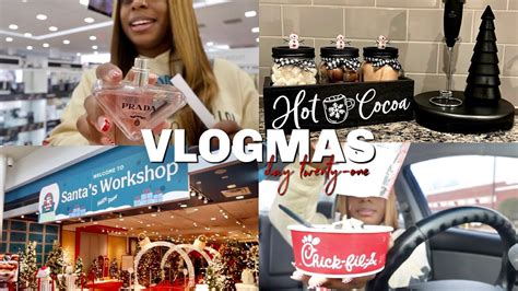 Vlogmas Day Christmas Shopping New Fragrances Car Convo Diy