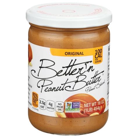 Better N Peanut Butter Peanut Spread Original Oz