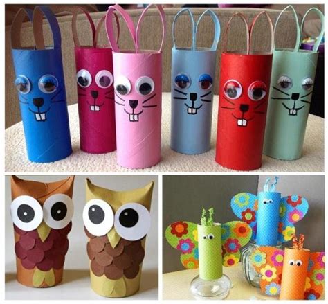 Manualidades Con Tubos De Papel Para Niños De 20 Ideas Cafév