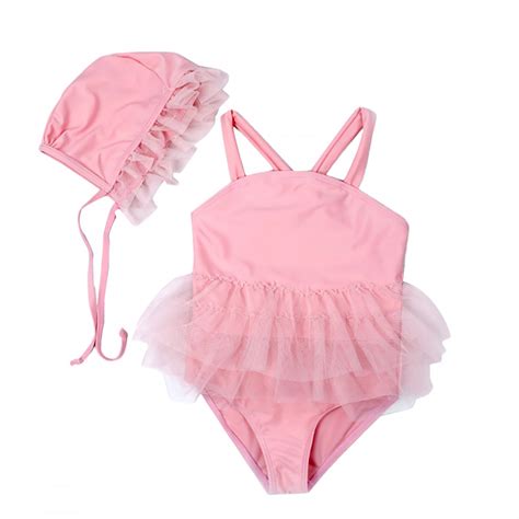 Costum De Baie Roz Cu Caciulita Drool Costume De Baie Copii Si Bebelusi