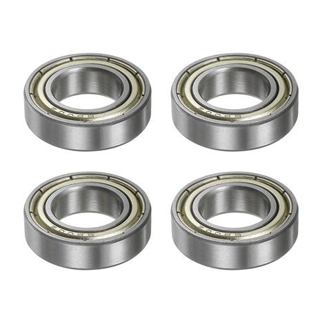 Uxcell Zz Ball Bearings Mmx Mmx Mm Chrome Steel Abec Double