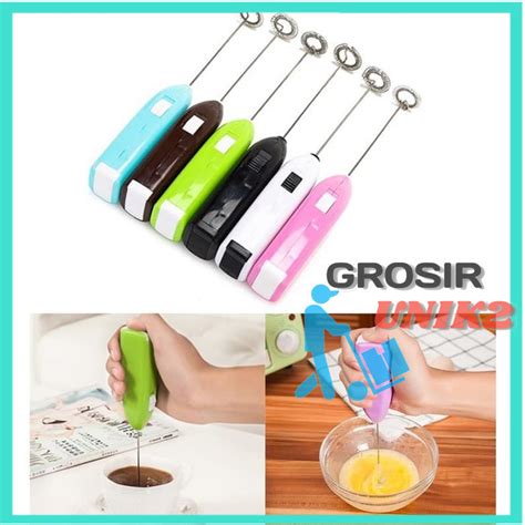 Jual Hand Mixer Mini Elektrik Pengaduk Dalgona Coffe Pengocok Telur