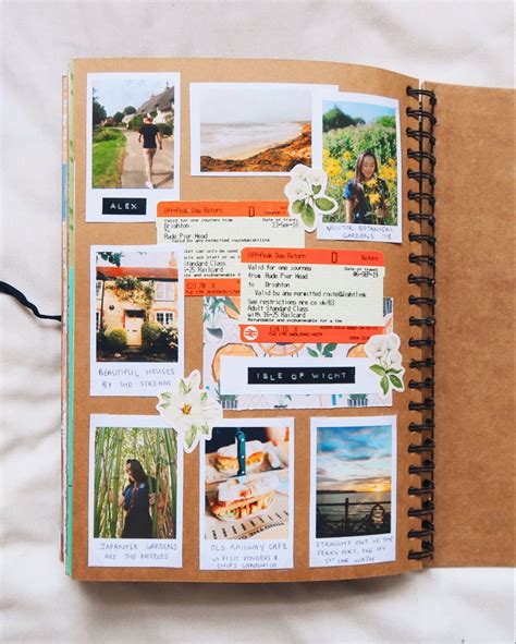 Scrapbook Aesthetic Scrapbook Book Travel Journal Scrapbook Photo