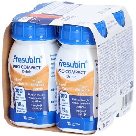 Fresubin® Compact Pro Pêche Abricot 4x125 Ml Farmaline