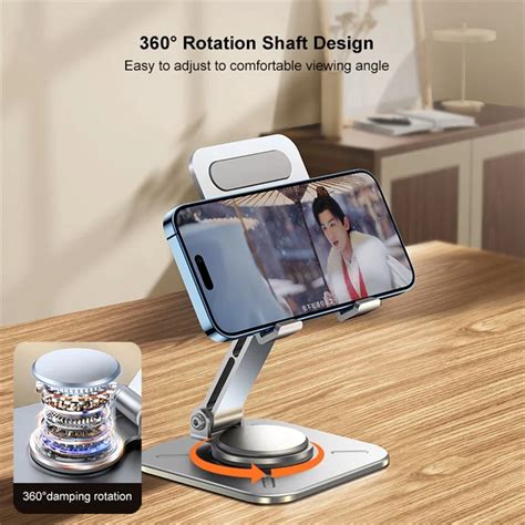 Xundd XDHO 027 Rotatable Foldable Metal Desktop Holder Phone Stand Harbar