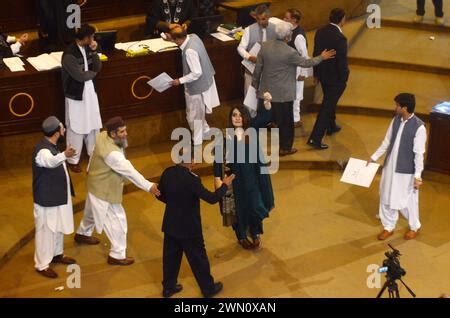 Peshawar Peshawar Pakistan Th Feb Kp Assembly Members Take