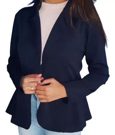 Blazer Neoprene Casaco Terninho Feminino Acinturado Mercadolivre