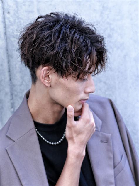 【上げ下げ可能】波打ちツイスパセンターパートマッシュ｜メンズ・髪型 Lipps Hair 横浜｜mens Hairstyle メンズ