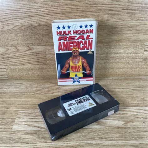 WWF HULK HOGAN REAL AMERICAN Collector S Series VHS Silver