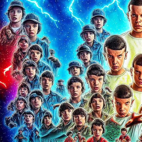 Starring Dwayne Johnson In Stranger Things Poster Stable Diffusion