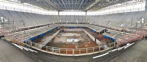 A First Look At the Olympic Aquatics Stadium In Rio