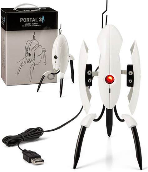 Portal 2 Sentry Turret Protects Your Desk Slashgear