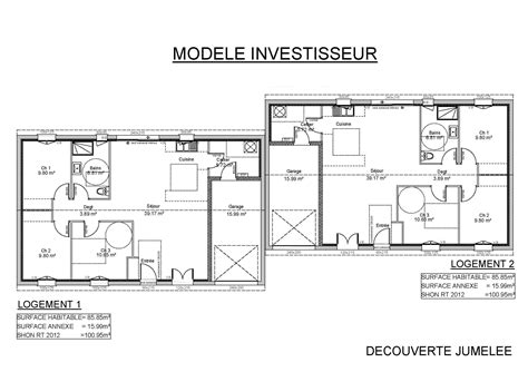 Plan de maison locative gratuit Idées de travaux