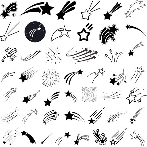 Shooting Star Vector Art Free