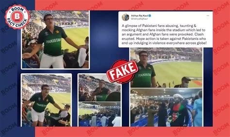 Video Of Pak Spectator Taunting Afghan Fans Is Not From Asia Cup 2022