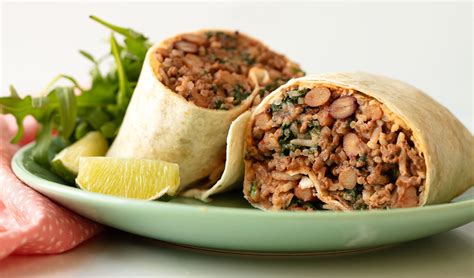 Beef And Spinach Burritosrecipe Easyfood