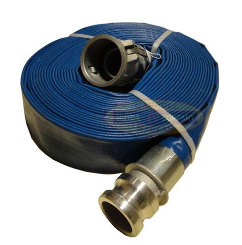 2" inch water pump hose discharge camlocks New 60' ft feet foot lay flat | eBay