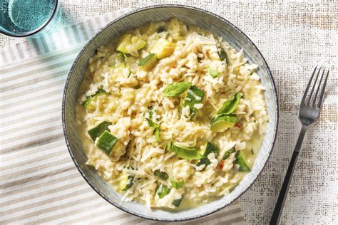 Pittige Risotto Met Bleekselderij En Courgette Recept Hellofresh