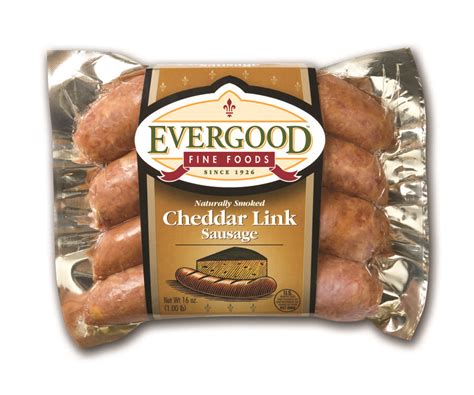 Evergood Sausage Naturally Smoked Cheddar Link