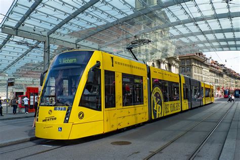 BernMobil Tram Siemens Combino XL Be 6 8 671 Bern Bahnhof Markus