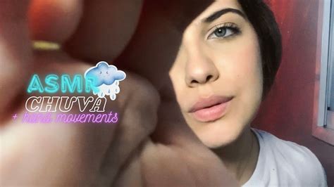 Sons De CHUVA Hand Movements ASMR Extremamente Relaxante Para Todos