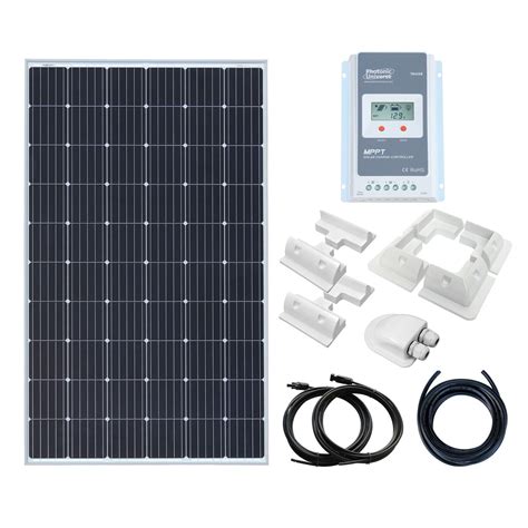 W V V Solar Panel Charging Kit For Motorhome Caravan Camper Boat