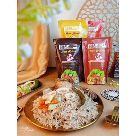 Jual Nasi Arab Beras Basmati Plus Bumbu Kebuli Instan Biryani Mandhi