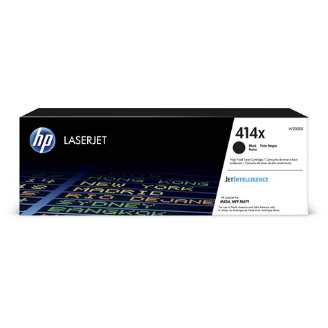 HP 414X High Yield Black LaserJet Toner Cartridge W2020X B H