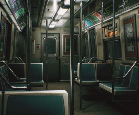 Artstation Cca Subway Train Ue4