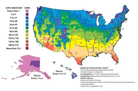 Flower Growing Zone Map