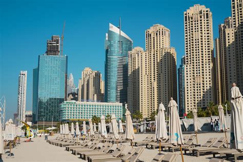 Buildings near marina beach in Dubai - PixaHive