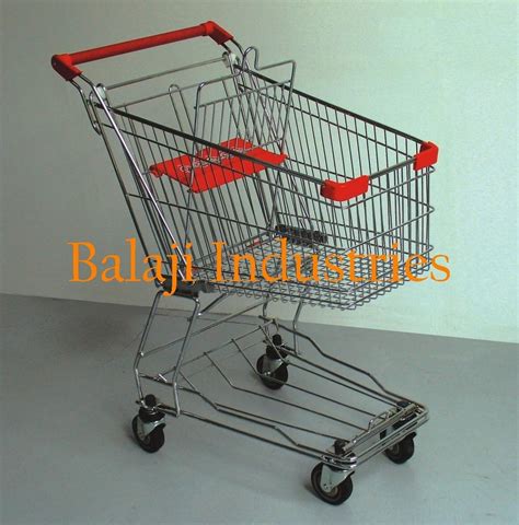 Balaji Industries Four Wheel Supermarket Shopping Trolley At Rs