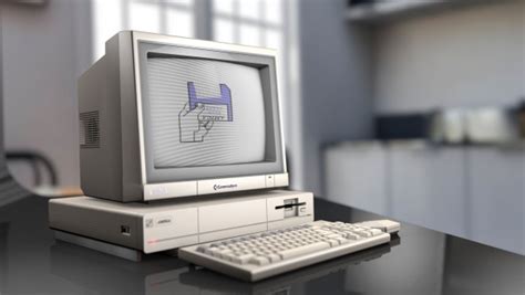Retro Pc Amiga Commodore Render Hd Wallpaper