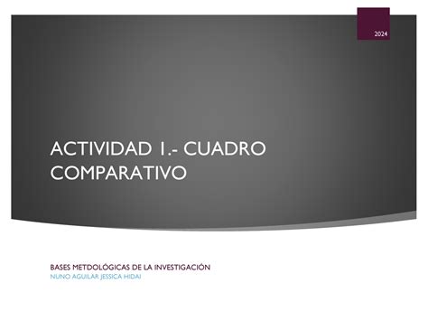 Nuño Aguilar Jessica Hidai Bases Metodológicas De La Investigación Act1