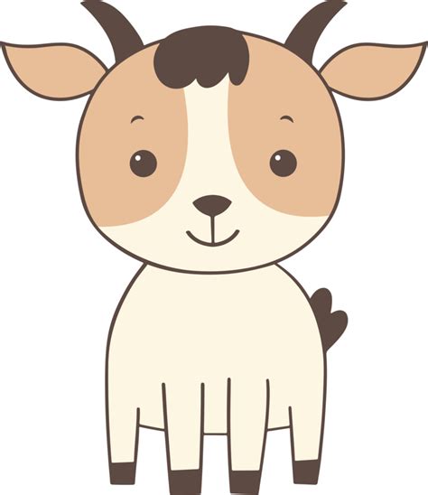 Cute Goat Clipart Design Illustration 48566473 Png