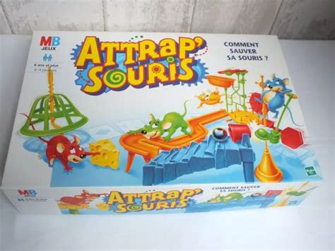 Rare Ancien Jeu Soci T Attrap Souris De Mb Complet Et Boite En