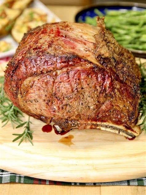 Christmas Prime Rib Roast Out Grilling