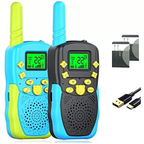 Walkie Talkies Recargables Ni Os Canales Juguete Cuotas Sin