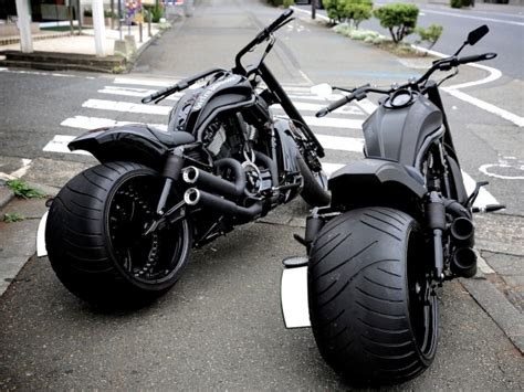 Black Fat Twins Totally Rad Choppers