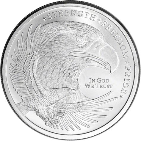 1 oz. Golden State Mint Silver Round Eagle Design .999 Fine [SILVER-Rnd-1oz-GSM-EAG] - Liberty Coin