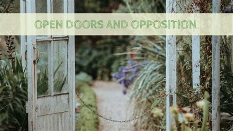 Open Doors And Opposition Dynamic Church Planting