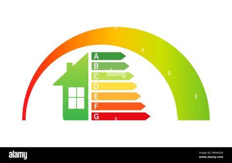 Energy Chart For Concept Design Energy Efficiency Icon Chart Concept