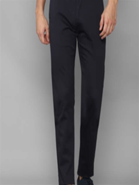 Buy Allen Solly Men Black Slim Fit Trouser Trousers For Men 19437820 Myntra