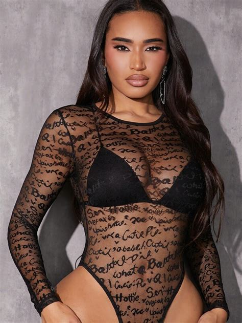 Search See Through Bodysuit Shein Usa