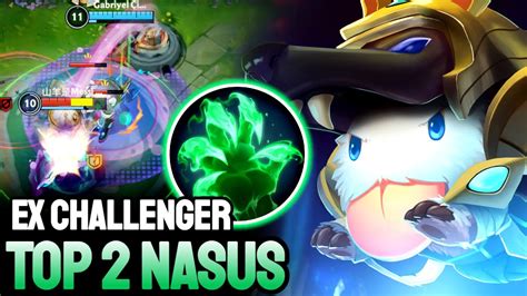 WILD RIFT NASUS TOP 2 NASUS GAMEPLAY EX CHALLENGER RANKED YouTube