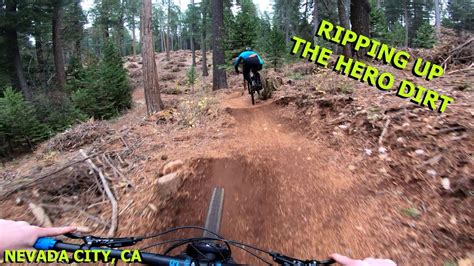 Raw Ripping Down Hoot Trail In Nevada City Ca Mountain Biking In 4k