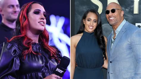 Dwayne ‘the Rock’ Johnson’s Daughter Ava Raine Has First Ever Wwe Match In Historic Debut